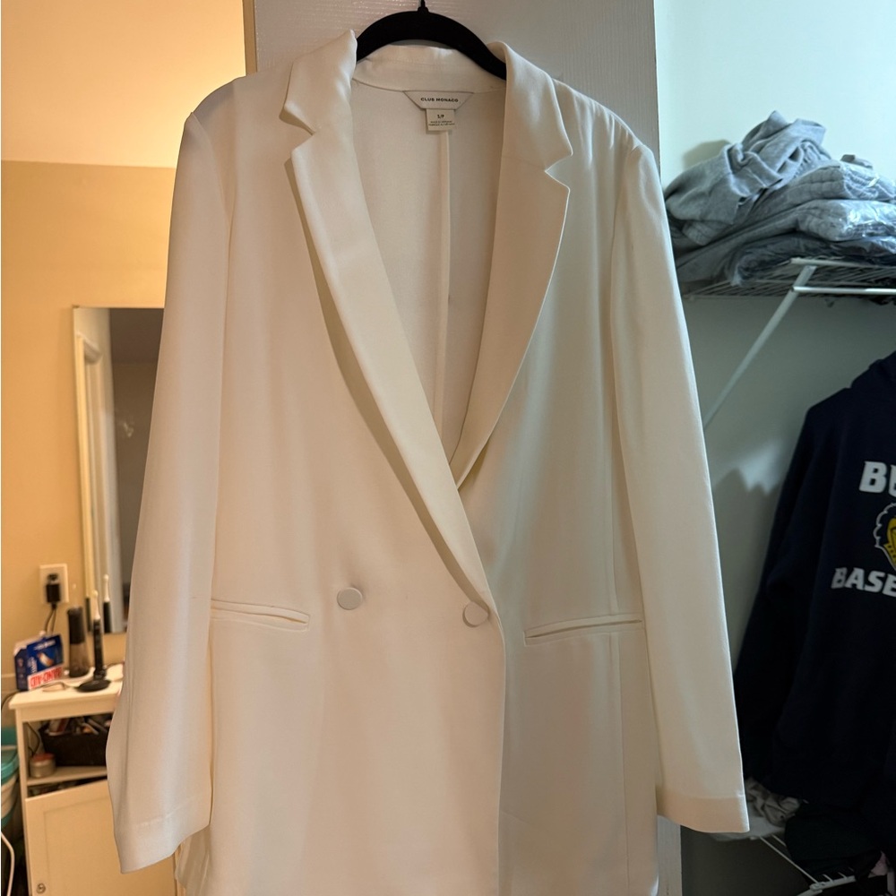 Club Monaco White Blazer
